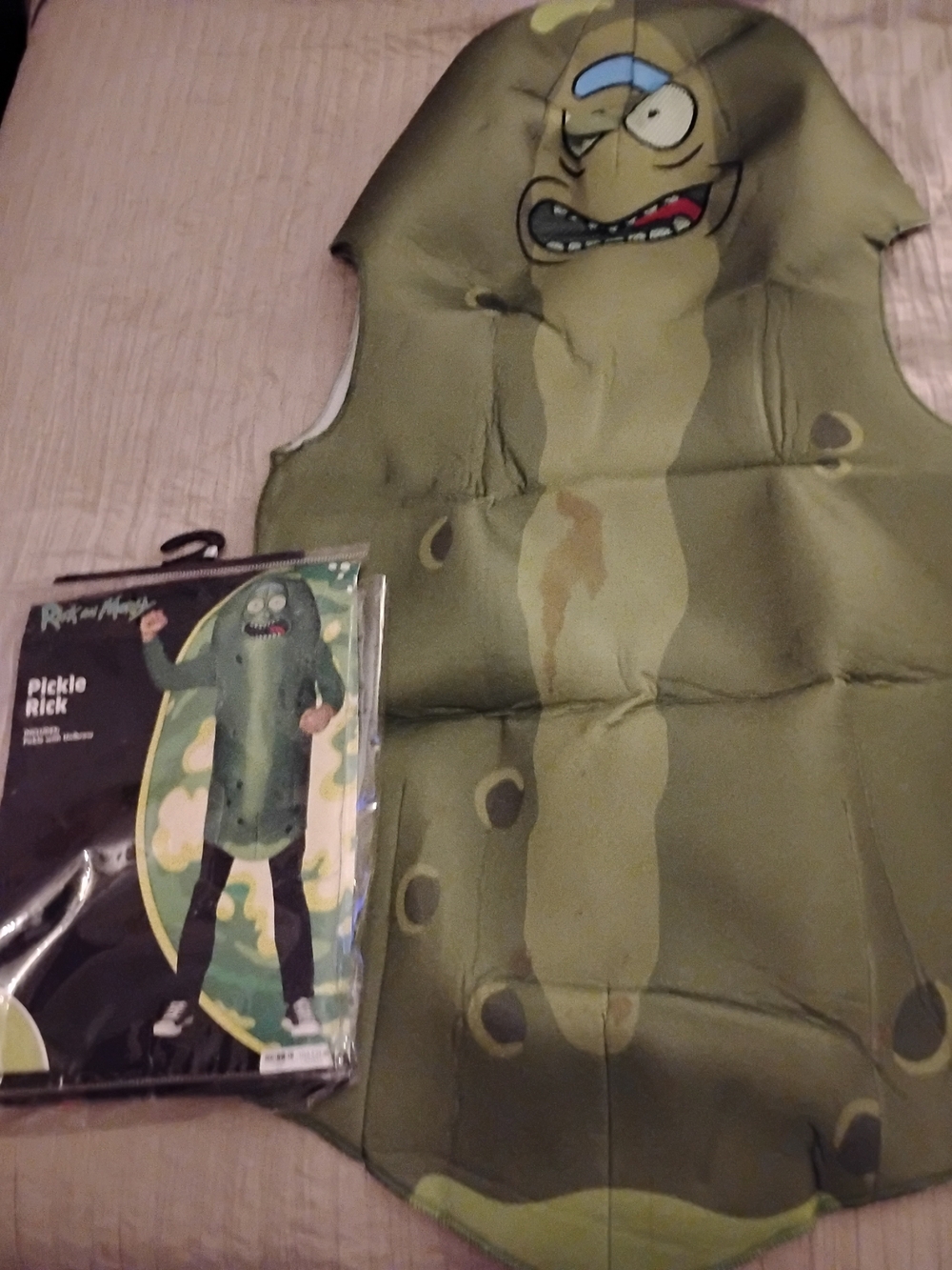 Rick And Morty Adult Pickle Rick Costume Spirit Halloween One Size